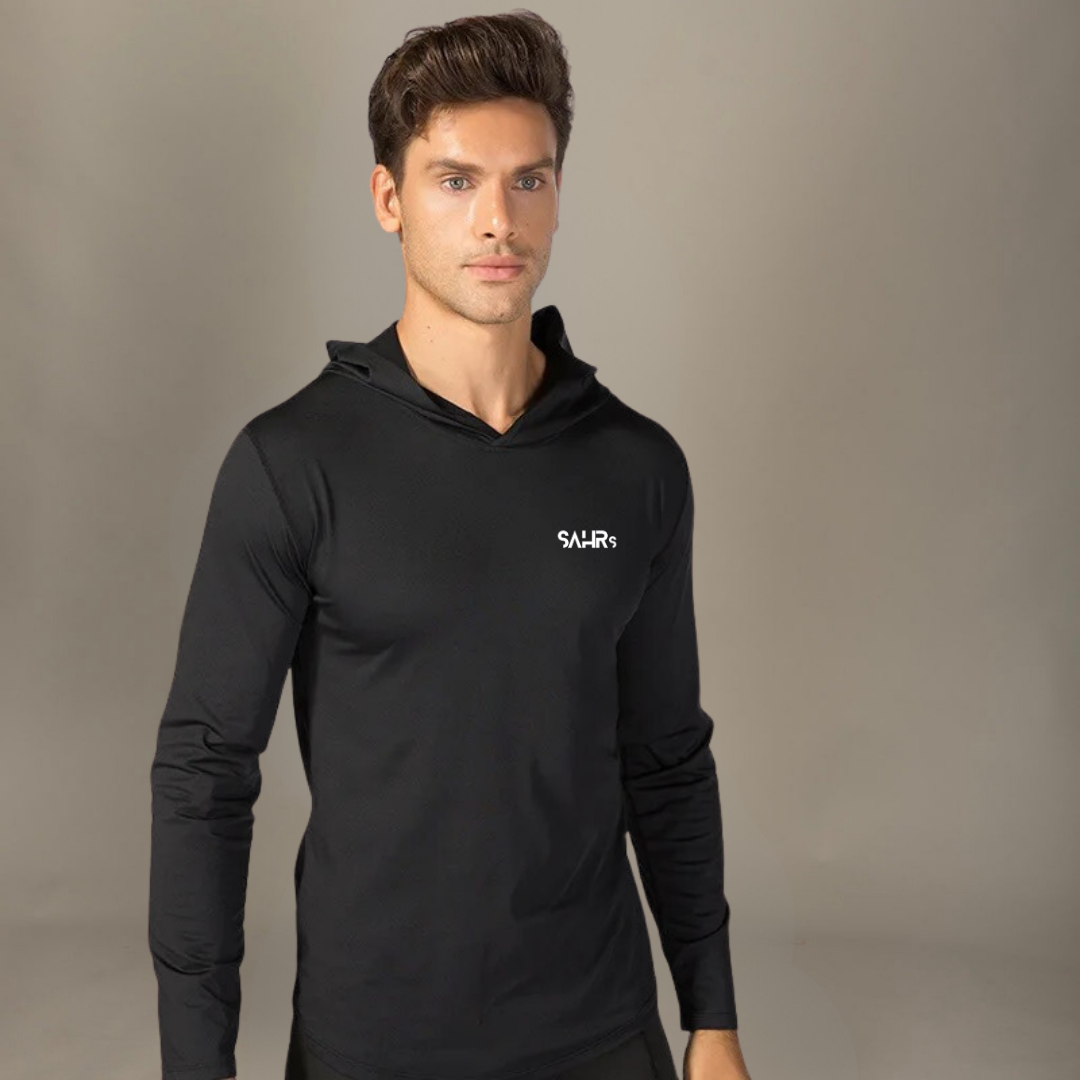 SlimFit Hoodie – Black