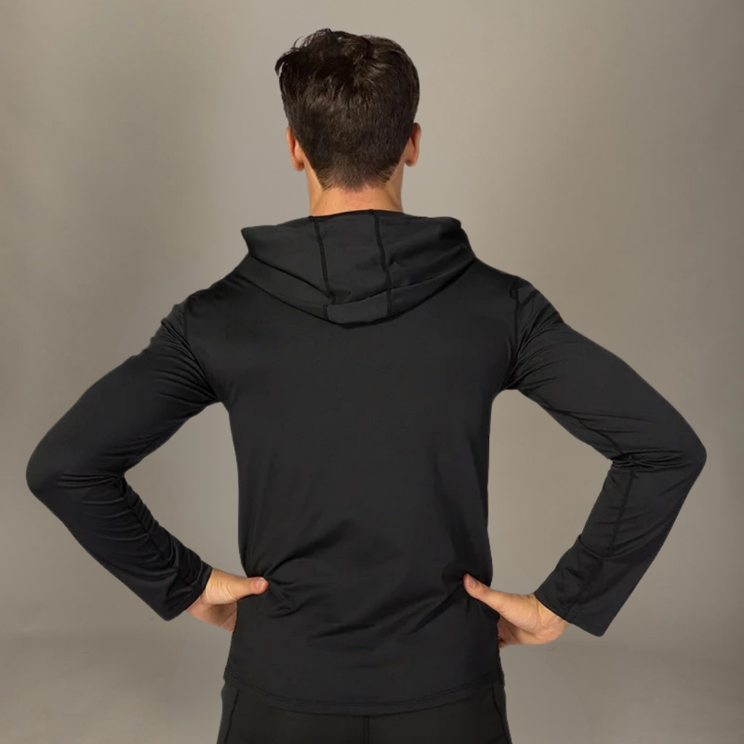 SlimFit Hoodie – Black