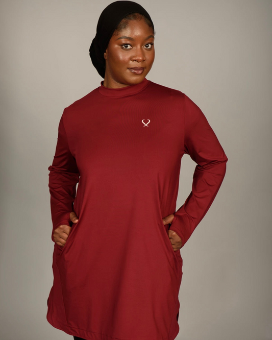 Dynamic Active Top – Maroon