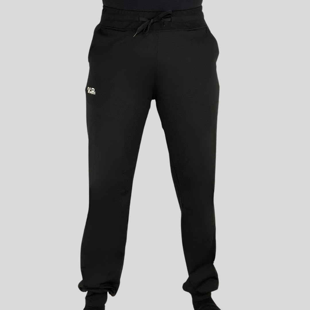 Black athletic pants women's store