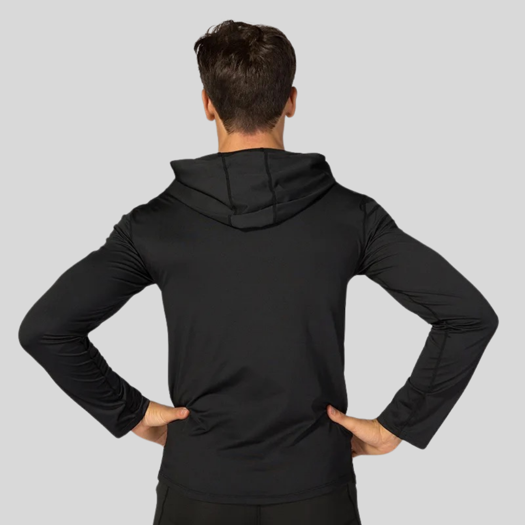 Black Slim Fitted hoodie