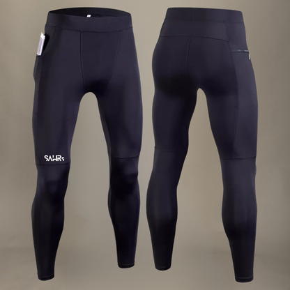 Leggings activos para hombre negros 