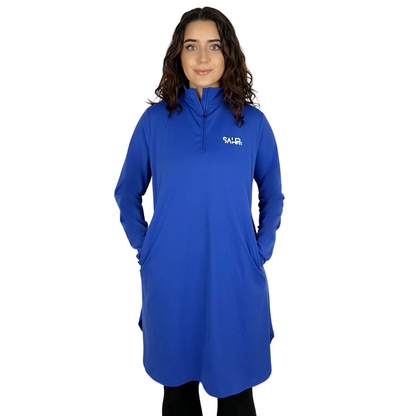 Women's loose shirt in blue