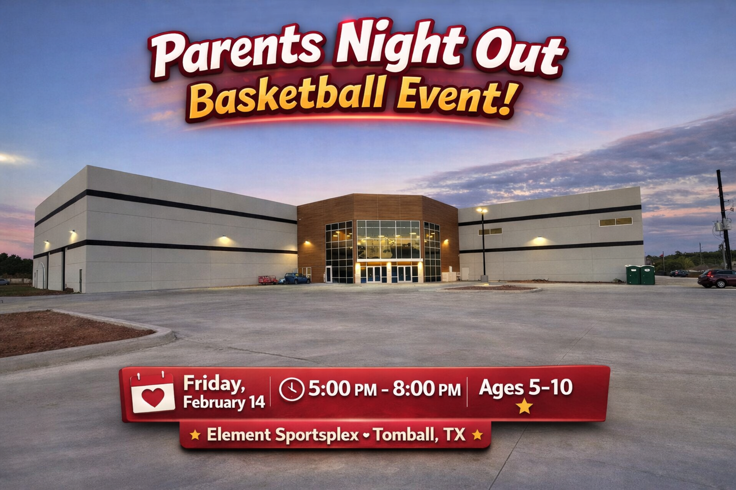Parents Night Out Basketball Event