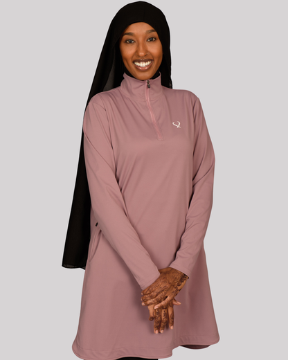 Loose Performance Top 1/4 Zip – Lavender