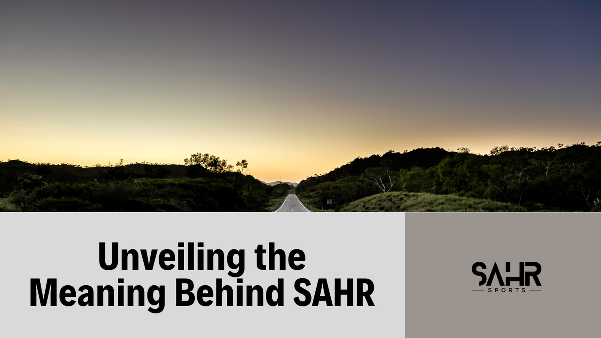 Saharr About SAHRs – SAHR Sports